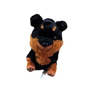 Vintage Nanco Belly Buddies Rottweiler Puppy Plush Dog Stuffed Chunky Ball Buddy